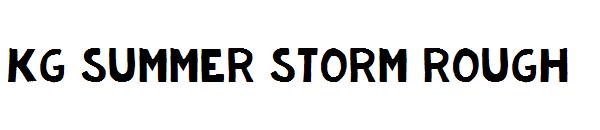 KG Summer Storm Rough字体