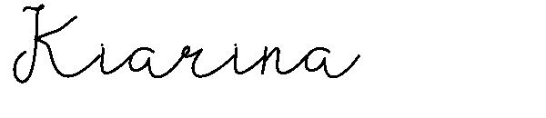 Kiarina字体