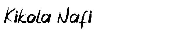 Kikola Nafi字体