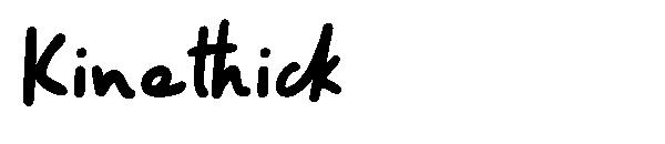 Kinethick字体