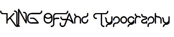 KING OF字体 And Typography字体