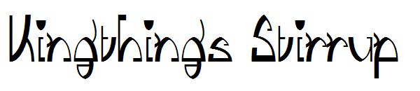 Kingthings Stirrup字体