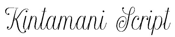 Kintamani Script字体