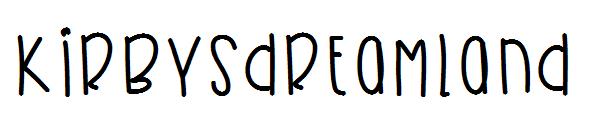 KirbysDreamland字体