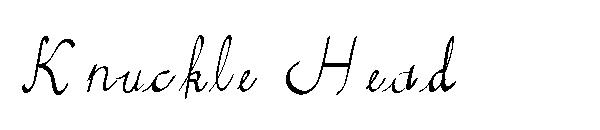 Knuckle Head字体