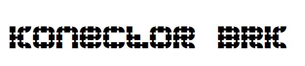 Konector BRK字体