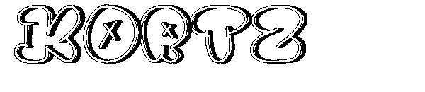 kortz字体