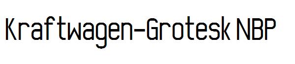 Kraftwagen-Grotesk NBP字体