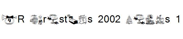 KR Christmas 2002 Dings 1字体