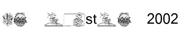 KR Easter 2002字体