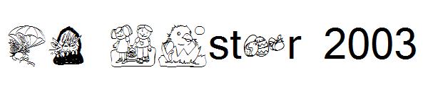 KR Easter 2003字体