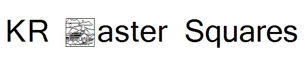 KR Easter Squares字体