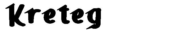 Kreteg字体