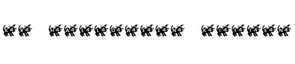KR Halloween Kitten字体