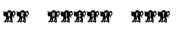 KR Hissy Fit 字体