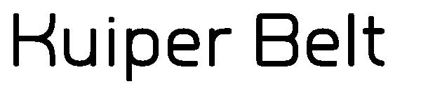 Kuiper Belt字体