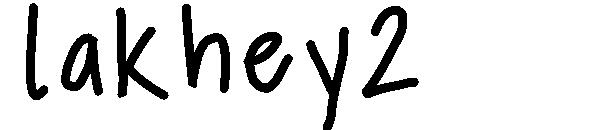 lakhey2字体
