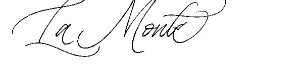 La Monte字体