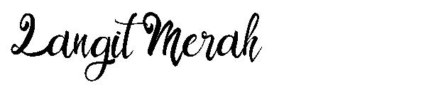 Langit Merah字体