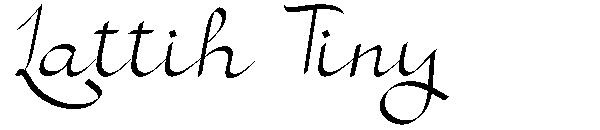 Lattih Tiny字体