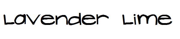 Lavender Lime字体