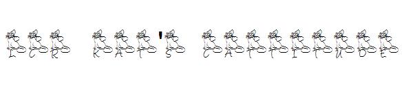 LCR Kat's Cattitude字体