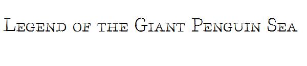 Legend of the Giant Penguin Sea字体