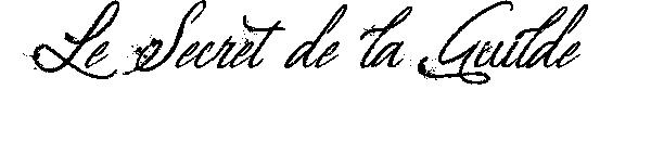 Le Secret de la Guilde 字体