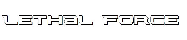 Lethal Force字体