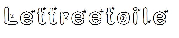 Lettreetoile字体