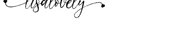 lisalovely字体