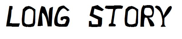 Long Story字体