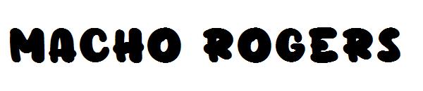 Macho Rogers字体