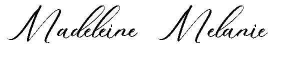 Madeleine Melanie字体