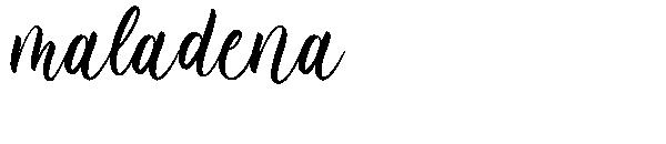 maladena字体