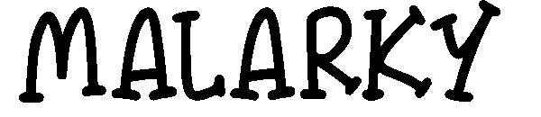 Malarky字体