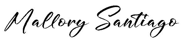 Mallory Santiago字体
