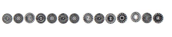 Mandala Clip Art字体