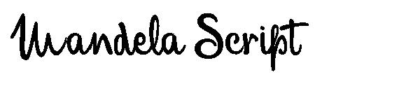 Mandela Script字体