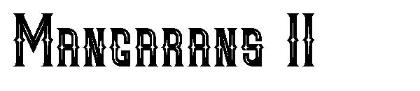 Mangarans II字体