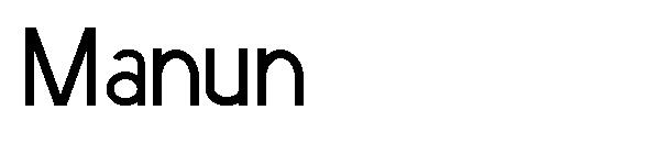Manun字体