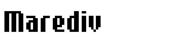 Marediv字体