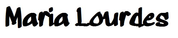 Maria Lourdes字体