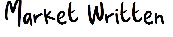 Market Written字体