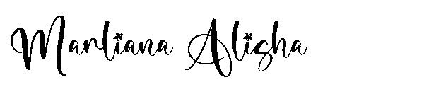 Marliana Alisha字体