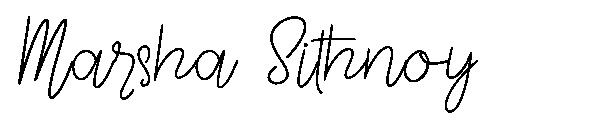 Marsha Sithnoy字体