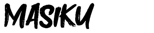 Masiku字体