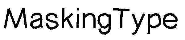 MaskingType字体