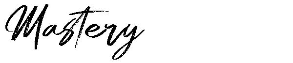 Mastery字体