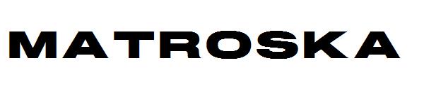 MATROSKA字体